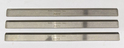 3 Wisconsin Knife Works AKM Knives 8'' x 5/8'' x 1/8'' No. 46422 USA