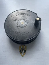 Hardy 3 3/8 Inch Perfect RHW Trout Fly Reel with silk fly line