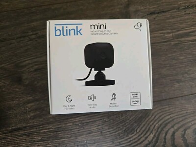 Blink BCM00300UB Mini Indoor 1080p Wi-Fi Security Camera - Black