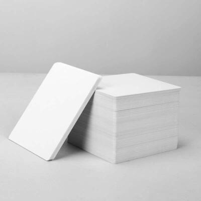 100 Blank Inkjet PVC ID Cards - Double Sided for Office Use - Walmart Supplies