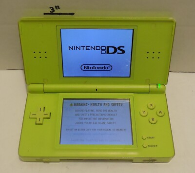 ニンテンドーDSlite Nintendo DS Lime Green Handheld Video Game Console tested Works | eBay