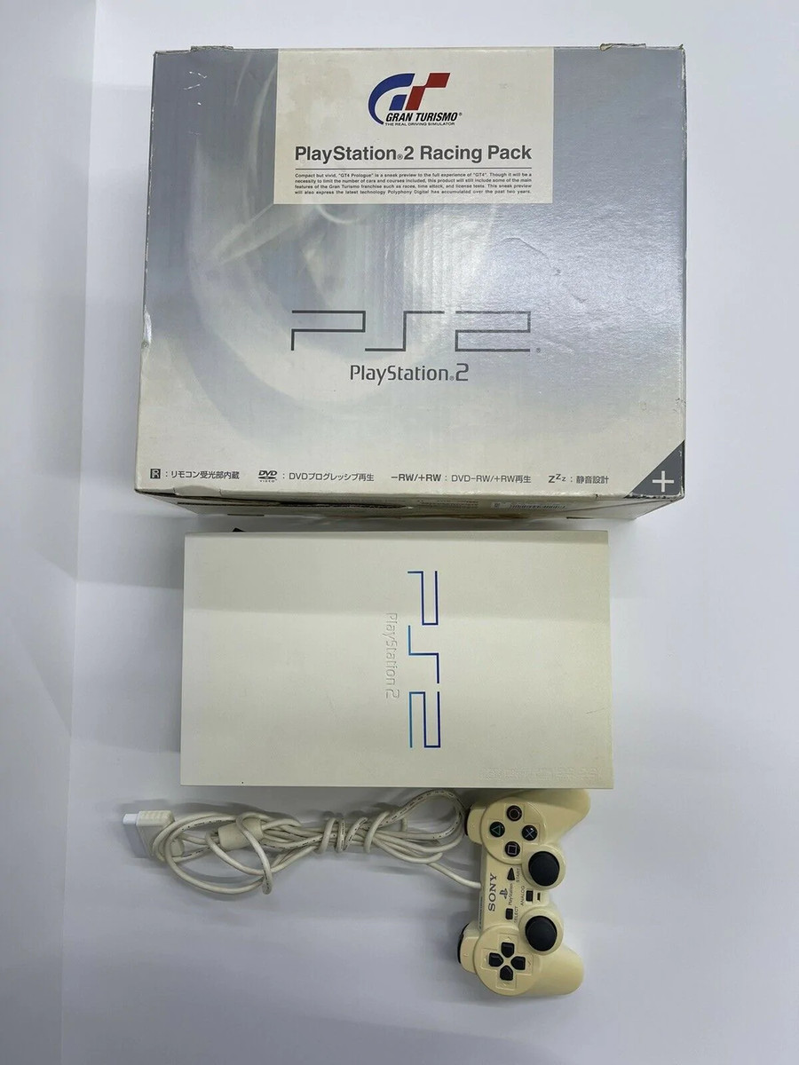 Ps2 - Gran Turismo Racing Pack Playstation 2 JP Japan Import White *Yellowed*