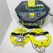 Veriga NWT Run Track Gray Yellow Hip Pack Grip Ons E12 Various Sizes Crampons