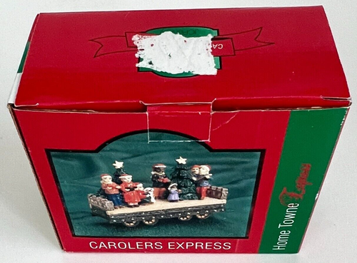 Vintage 1999 JC Penny Home Towne Express Village Train Carolers - Picture 7 of 8