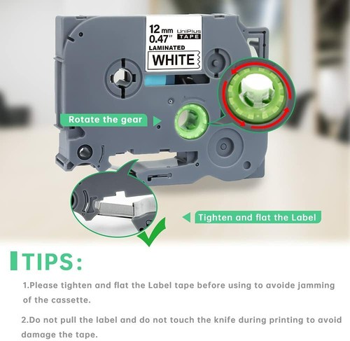 Schriftband Ersatz für Brother TZe-231 TZe231 TZ231 12mm Laminated White TZ Tape - Bild 4 von 8