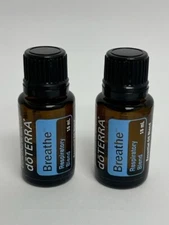 2 PACK  doTERRA Breathe Respiratory Blend Essential Oil 15ml  EXP 2027
