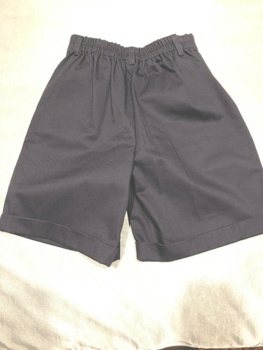 Sue Mills Navy Blue Pleated Shorts Size12 - Picture 5 of 5