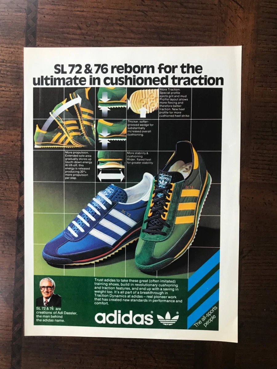 1978 original print ad Adidas Traction | eBay