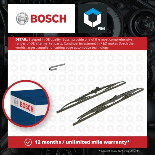 2x Wiper Blades (Pair) fits VOLVO S40 Front 95 to 04 Windscreen Set