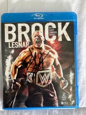 Unopened Autographed Brock Lesnar Eat Sleep Conquer Repeat Blu-ray 2 Disc Rare! 