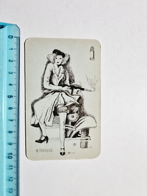 BONNIE E CLYDE CARD RARE PLAY DENIM PERFUME CARD 80s 80s ORIGINAL VINTAGE