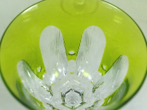 Varga Captiva Green and Yellow/Green Wine Glasses and Water Goblets by Choice - Picture 11 of 22