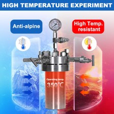 50-1000ml Lab High Pressure Hydrothermal Reactors Chemical Autoclave Vessel 22Ma