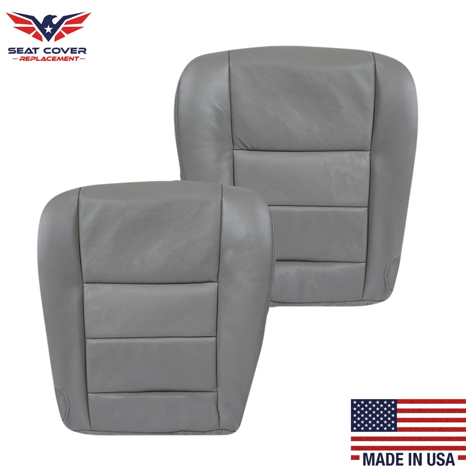 Fundas de asiento de repuesto gris Ford F250 F350 Lariat XLT 2003 2004 2005 2006 2007 Foto 3 de 4