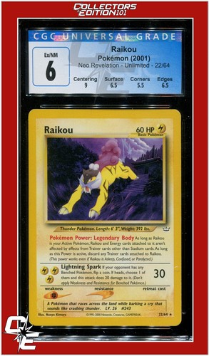 Raikou (Unlimited) graded CGC 6 for sale on eBay