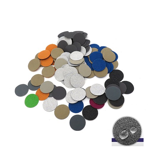 1" - 3" 996A Wet Dry Sandpaper Paper Discs Hook&Loop Wood Car Metal Polishing - Picture 4 of 6
