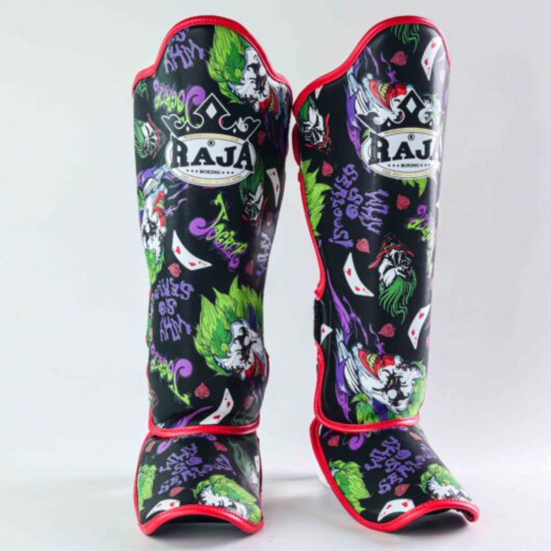 SAMURAI GYM タイパッド 新品 レッド/ブラック RDX Shin Guards for Kickboxing, Leather Kara Instep Foam