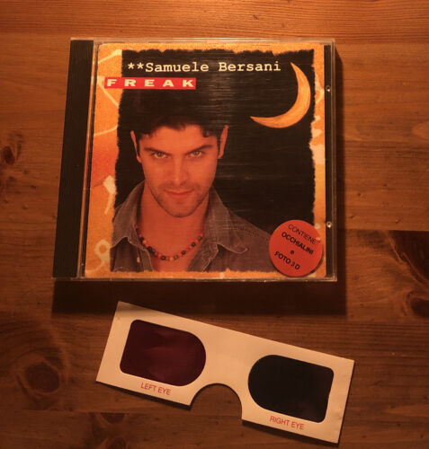Samuele Bersani - Freak - italienische Import-CD mit 3D-Brille - 1994 - Bild 1 von 14