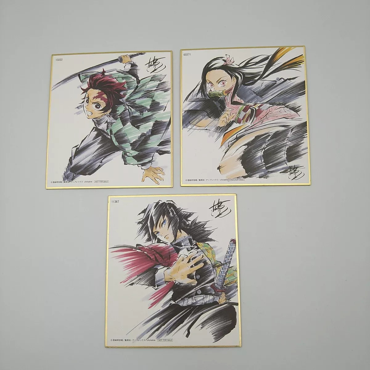 Kimetsu no Yaiba Drawing Paper Mini Shikishi Tanjiro Nezuko