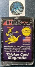 (1) Pro-Mold 50 Pt. (Thicker Card) Magnetic Card Holder 5 Year UV Protection NEW