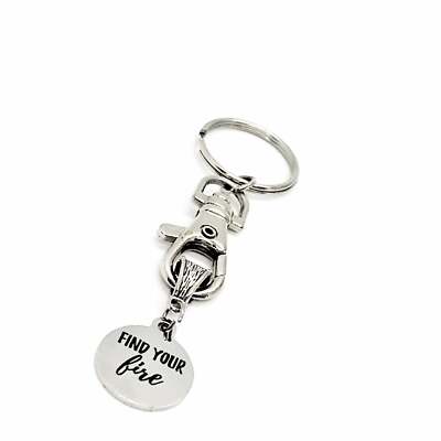 Motivation Gift, Find Your Fire Keychain, Encouragement Gift, Encouraging Her