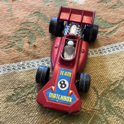 1973 MATCHBOX LESNEY SUPERFAST No.24 TEAM MATCHBOX RACER Red Diecast Car
