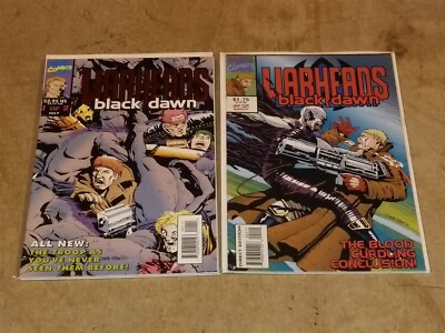 WARHEADS BLACK DAWN #1-2 CRAIG HUSTON MARVEL COMICS 1993 SET (2)