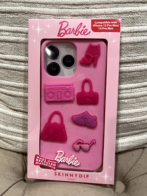 Barbie Pink Skinny Dip iPhone 13 14 Pro Max 3D Rubber Shockproof Phone  Case