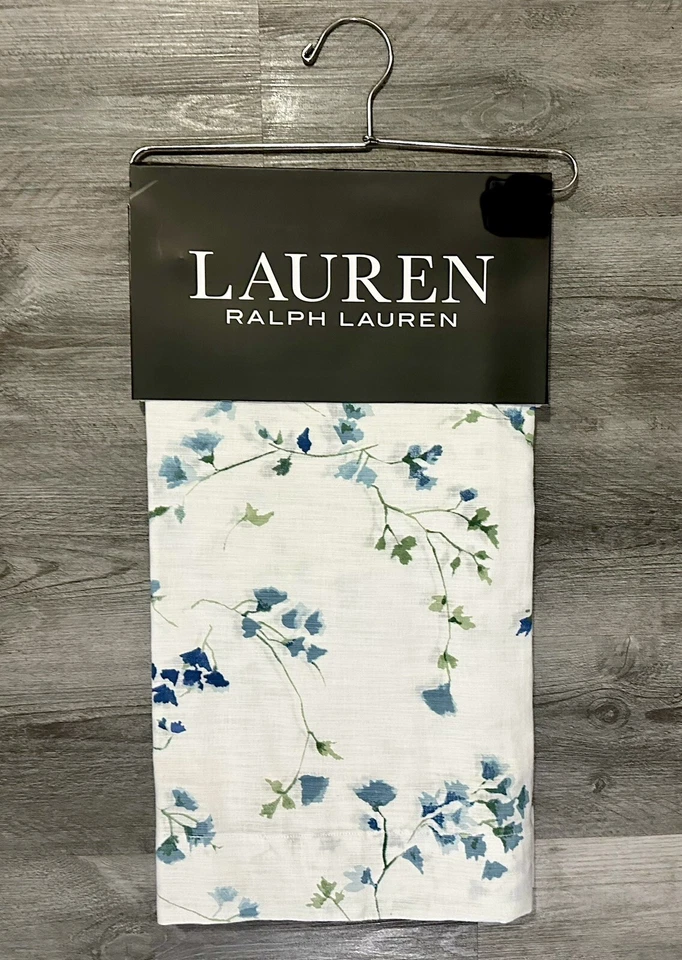 "2 paneles de cortina Ralph Lauren - Juego de 2 paneles de cortinas florales 50"" x 96"" ALGODÓN Nuevo" Foto 3 de 4