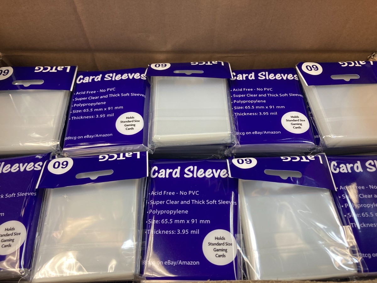 LaTCG Clear Pokemon TCG/Magic the Gathering/DBZ/Standard Size Sleeves  65.5x91mm | eBay