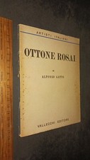 Ottone Rosai di Alfonso Gatto 1941 Vallecchi