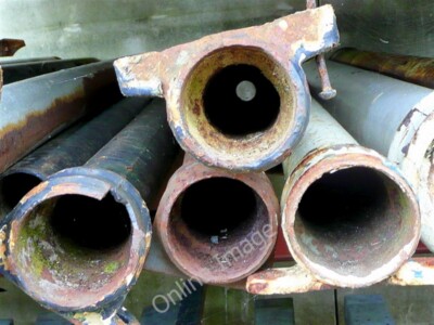 Photo 6x4 Salvage at the reclamation yard 2 Upper Rissington More cast ir c2009