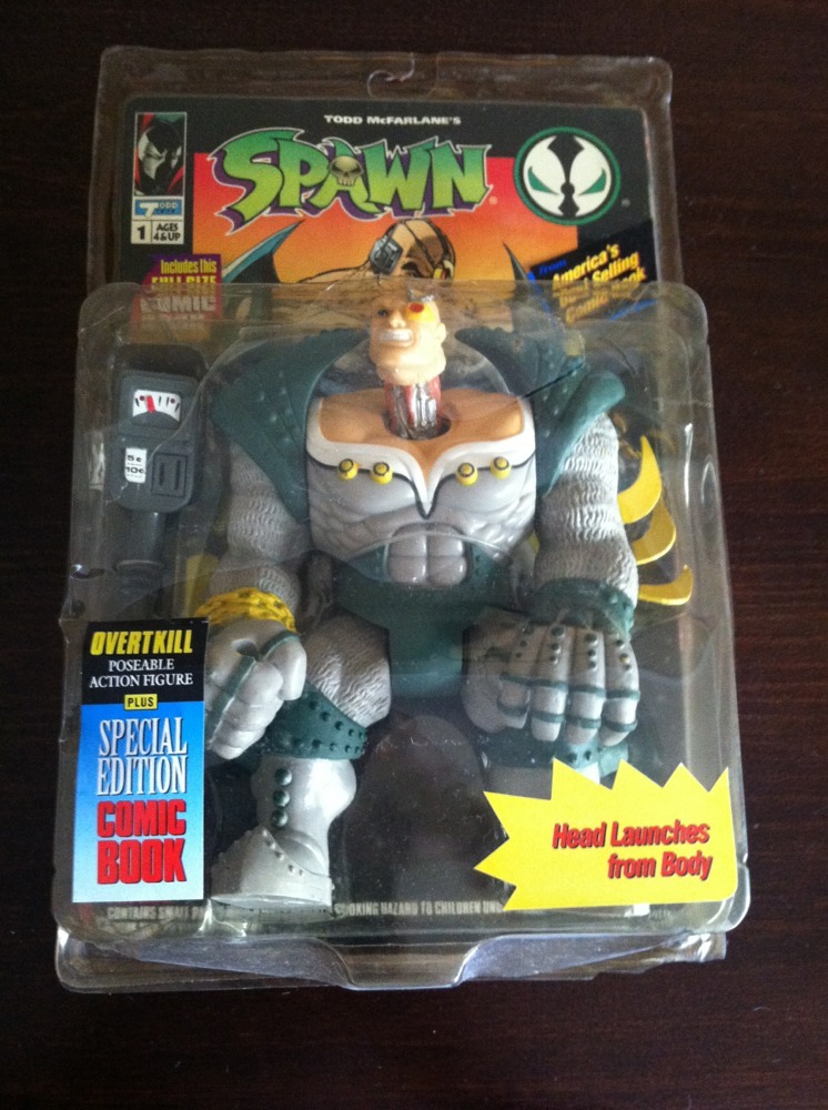 MCFARLANE TOYS SPAWN OVERTKILL SPECIAL EDITION W/ Comic Book