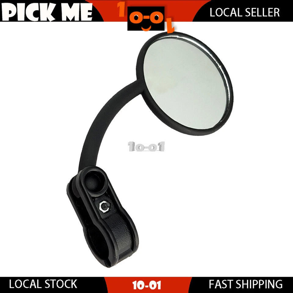 Par de espejos retrovisores plegables manuales ENDURO R/L aptos para YAMAHA DT125 IT125 TTR125 XT125 Foto 2 de 4