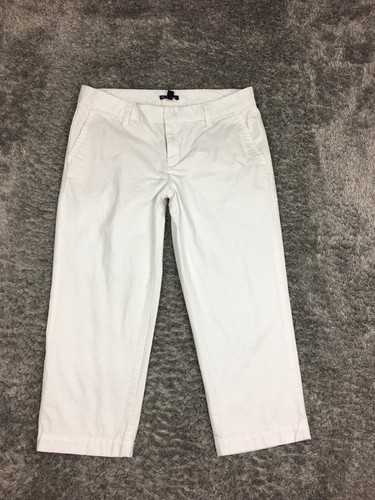 Gap Capri Pants Womens Size 8 White 