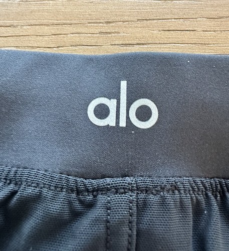 Alo Yoga~Mesh Sheer Bliss Tennis Running Skirt~Black Size Small~NEW - Picture 8 of 8