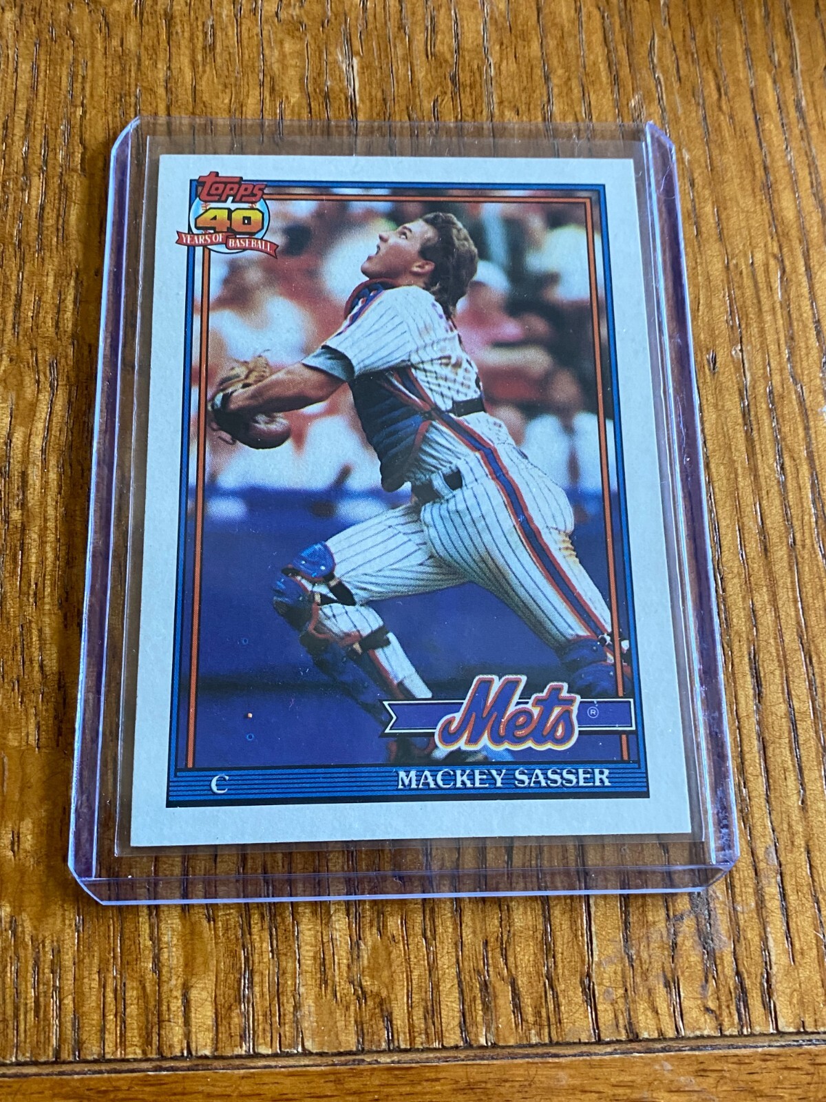 1991 Topps #382 Mackey Sasser
