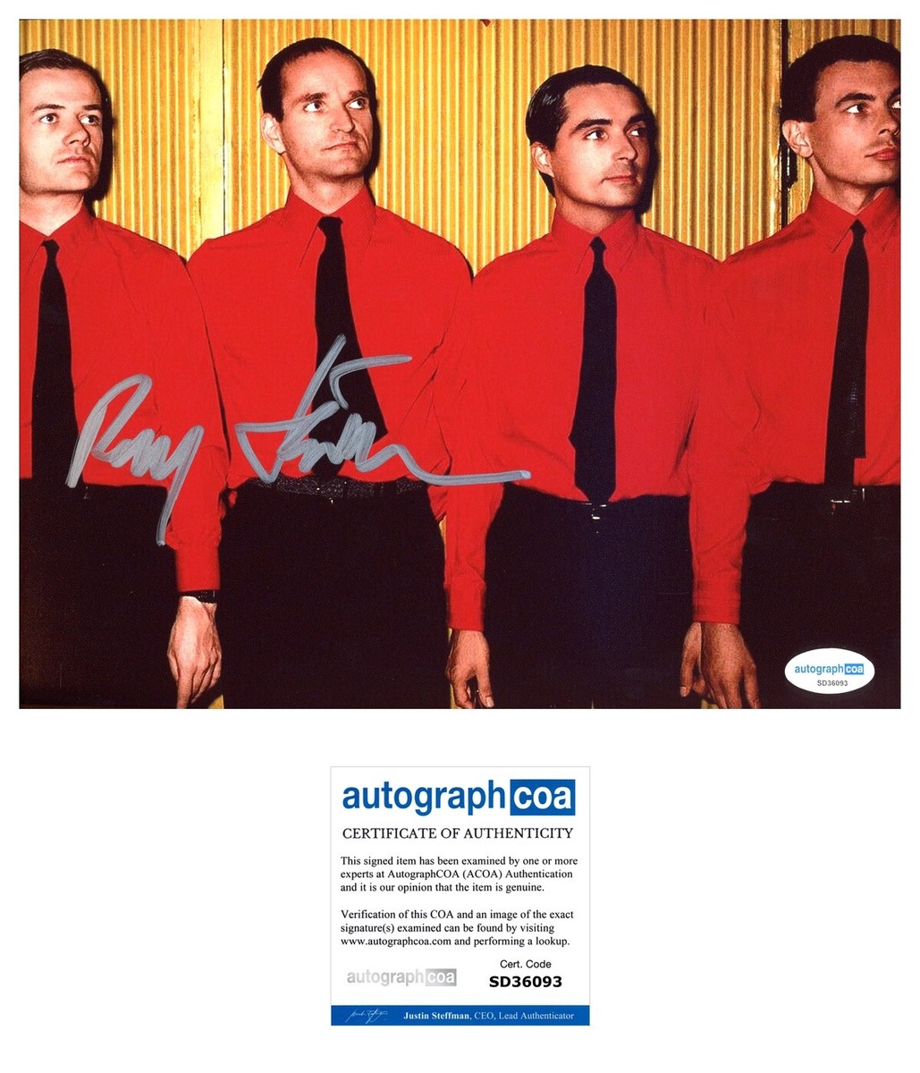 Ralf Hutter 'Kraftwerk' Signed 8x10 Photo German Electronic Band