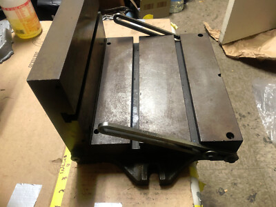 USED BRIDGEPORT  TRI- SINE BLOCK  TABLE work area 12''x10x 6'' weight 107  aprox .