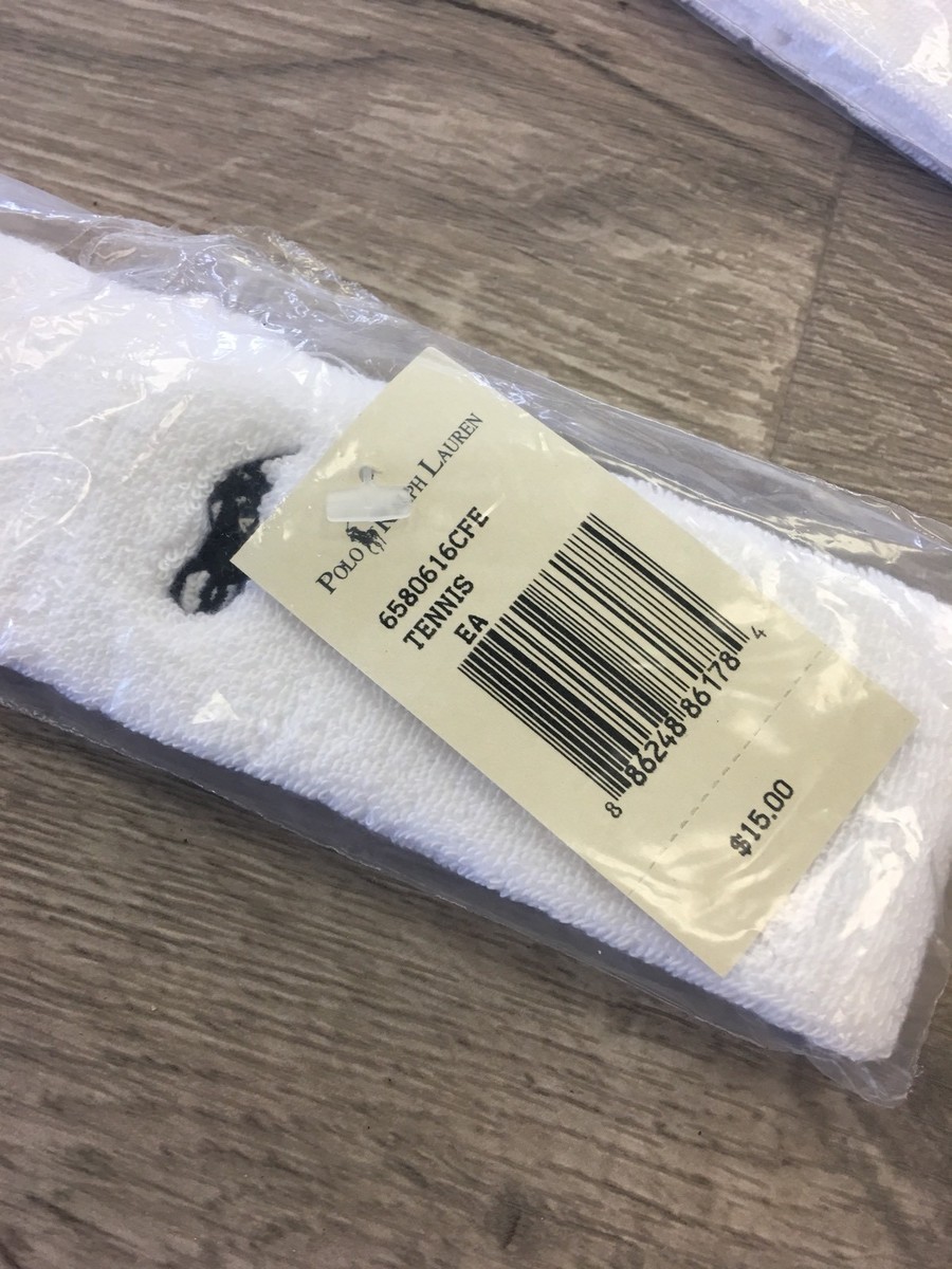 Vintage Deadstock! NOS NWT POLO RALPH LAUREN White Tennis
