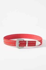 New Anthropologie Twill Rhinestone Belt Small B-1340 New Anthropologie Twill Rhinestone Belt Small B-1340 main image 4