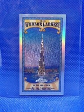 2021 TOPPS ALLEN & GINTER CHROME MINI WORLD LARGEST BURJ KHALIFA MWL-6 REFRACTOR