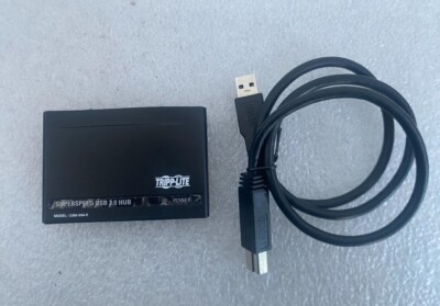 Tripp Lite Superspeed 4-Port USB 3.0 Hub U360-004-R w/ USB 3.0 Cable