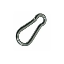 Carabiner Spring Snap Hook Marine Stainless Steel 120 Lbs 3/16 Inch x 50mm