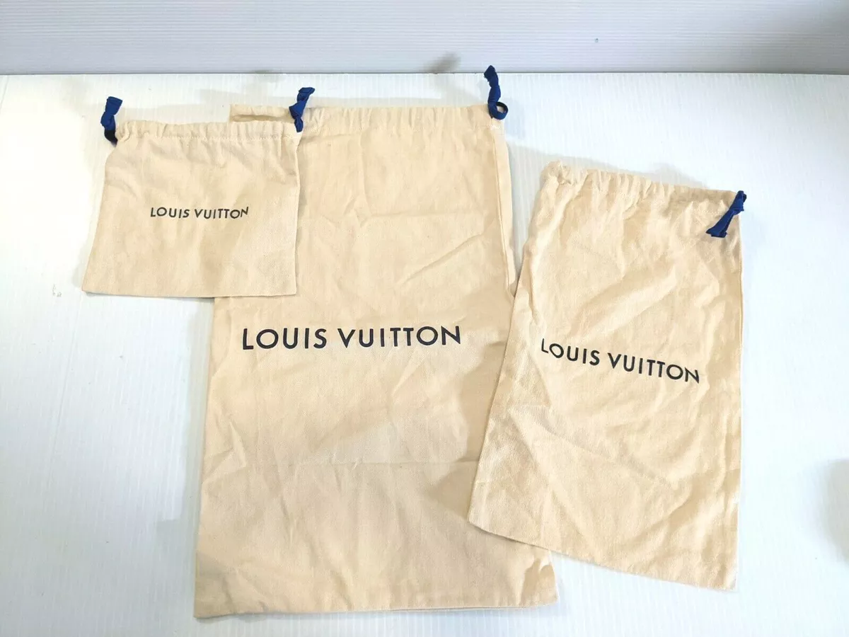 Authentic Louis Vuitton Dust Bag Cover w Drawstring - different sizes  available