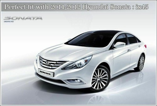 Rear Trunk V Emblem for 2011 2014 Hyundai i45 Sonata YF - Picture 4 of 5