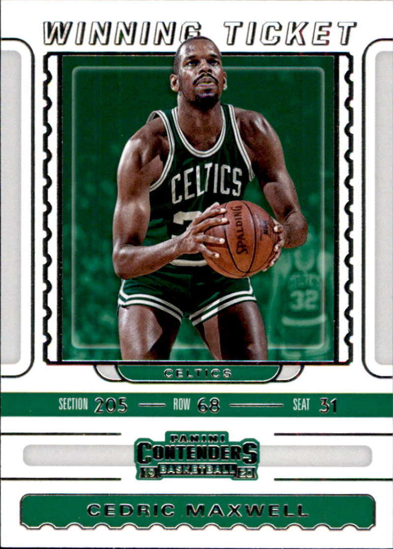 2019 Panini Contenders Winning Ticket #20 Cedric Maxwell Boston