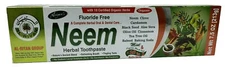 6 Tube ORGANIC NEEM Herbal Toothpaste By AL-RIYAN , 7.5 oz. Fluoride Free