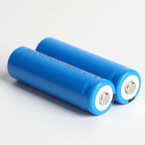6Pcs 14500 3.7V Liion Rechargeable Battery Batteries For Flashlights