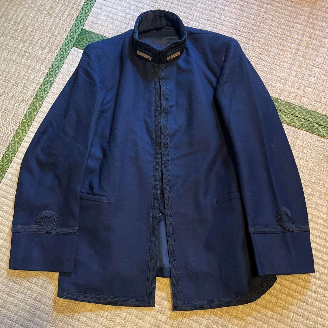 日本海軍 士官用補修濃紺生地 IJN officer Repair fabric Former Japanese navy original officer tunic WW2 miitary IJN